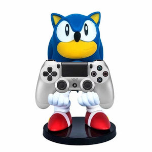 Planet Gates Anime Sonic Figure Hedgehog Phone Holder Switch PS4 PS5 Xbox Game Controller Holder Action Figure Model Toys Children Fans Gift