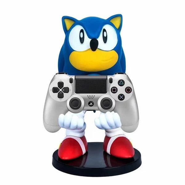 Planet Gates Anime Sonic Figure Hedgehog Phone Holder Switch PS4 PS5 Xbox Game Controller Holder Action Figure Model Toys Children Fans Gift