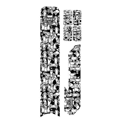 Planet Gates Anime style ENLEE Bicycle Frame Protection Sticker MTB Removable Bike Down Tube Anti-Scratch Sticker Tape Protector Cycling Accessories