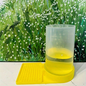 Planet Gates Anti-drowning Drinking Fountain For Chicks 1pc, The Luting Chicken Water Dispenser Prevents Drowning And Provides Water For Raising Chicks. It Is A Water Bottle For Feeding Water To Young Chickens