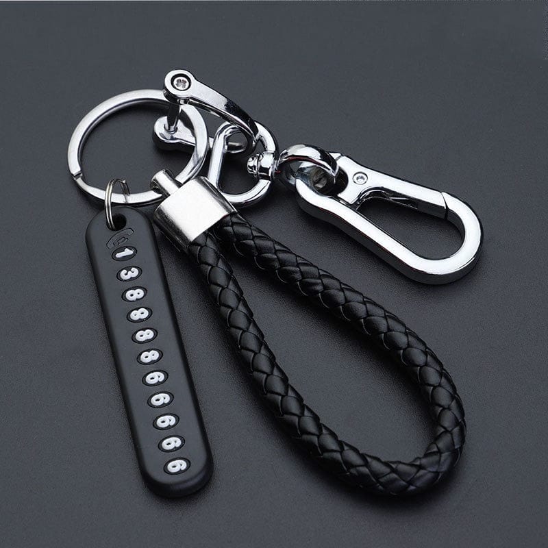 Planet Gates Anti-Lost Car Key Pendant Split Rings Keychain Phone Number Card Keyring Auto Vehicle Lobster Clasp Key Chain Car Accessories