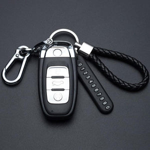 Planet Gates Anti-Lost Car Key Pendant Split Rings Keychain Phone Number Card Keyring Auto Vehicle Lobster Clasp Key Chain Car Accessories