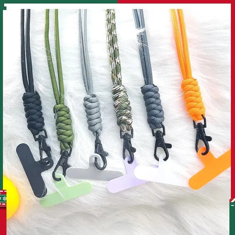 Planet Gates Anti-lost Hanging Rope Phone Backpack Keychain Flashlight Camera Lanyard High Strength Parachute Cord Paracord