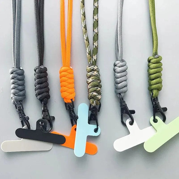 Planet Gates Anti-lost Hanging Rope Phone Backpack Keychain Flashlight Camera Lanyard High Strength Parachute Cord Paracord