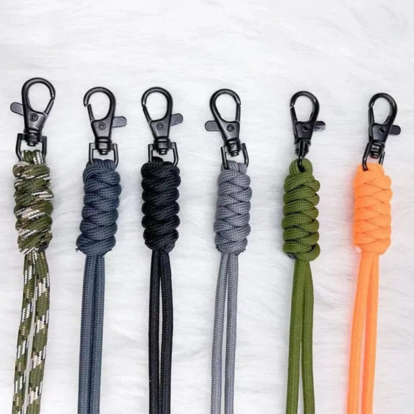 Planet Gates Anti-lost Hanging Rope Phone Backpack Keychain Flashlight Camera Lanyard High Strength Parachute Cord Paracord