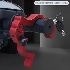 Planet Gates Anti-theft Handlebar Throttle Lock, Aluminum Alloy Electric Car Motorcycle Bicycle Bottle ATV Car Portable Handlebar Brake Lock