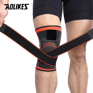 Planet Gates AOLIKES 1PCS Knee Support Professional Protective Sports Knee Pad Breathable Bandage Knee Brace Basketball Tennis Cycling
