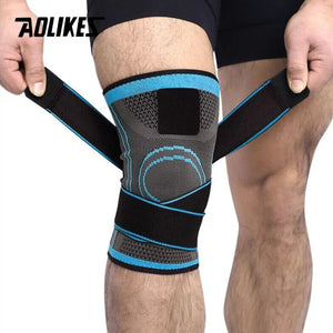 Planet Gates AOLIKES 1PCS Knee Support Professional Protective Sports Knee Pad Breathable Bandage Knee Brace Basketball Tennis Cycling