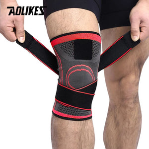 Planet Gates AOLIKES 1PCS Knee Support Professional Protective Sports Knee Pad Breathable Bandage Knee Brace Basketball Tennis Cycling