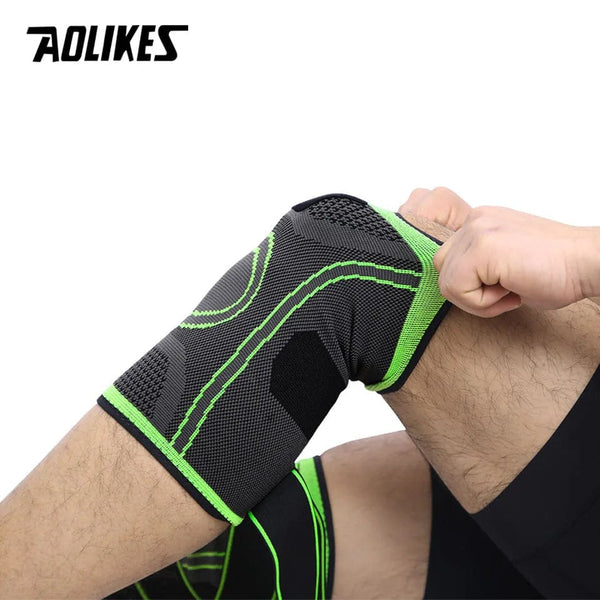 Planet Gates AOLIKES 1PCS Knee Support Professional Protective Sports Knee Pad Breathable Bandage Knee Brace Basketball Tennis Cycling