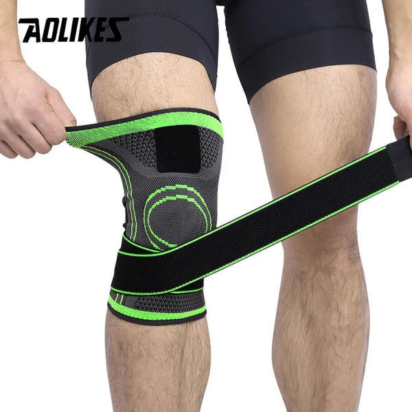 Planet Gates AOLIKES 1PCS Knee Support Professional Protective Sports Knee Pad Breathable Bandage Knee Brace Basketball Tennis Cycling