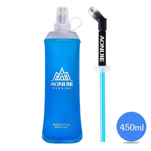 Planet Gates AONIJIE 170ml 200ml 250ml 500mml 350ml 600ml Running Sport Bicycle Soft Water Bottle Folding TPU Soft Flask Water Bag Cup