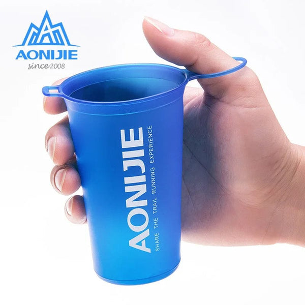 Planet Gates AONIJIE 170ml 200ml 250ml 500mml 350ml 600ml Running Sport Bicycle Soft Water Bottle Folding TPU Soft Flask Water Bag Cup