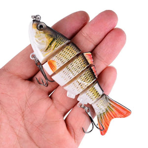 Planet Gates Aorace Fishing wobbler Lifelike  6/7 Segment Swimbait Crankbait Hard Bait Slow 10cm 17g 15g Isca Artificial Lures Fishing Tackle