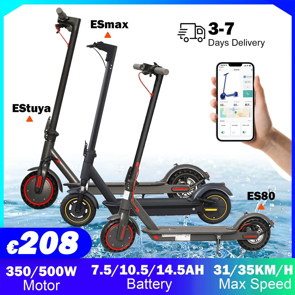 Planet Gates AOVOPRO 350/1000W Motor Electric Scooter 35KM/H Max Speed E-scooter 8.5/10 inch Tires Electric Kick Scooter 45KM Adult Scooter