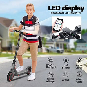 Planet Gates AOVOPRO 350W/500W Electric Scooter 7.8-14.5AH Adults Smart APP Escooter 31KM/H 8.5 Inch M365 Scooter Used Version Free Shipping