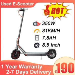 Planet Gates AOVOPRO 350W/500W Electric Scooter 7.8-14.5AH Adults Smart APP Escooter 31KM/H 8.5 Inch M365 Scooter Used Version Free Shipping