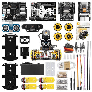 Planet Gates App x ESP32 Cam Robotic Starter Kit For Arduino Programming with ESP32 Cam and Codes, Learning and Develop Skill Smart Automation Complete Kit