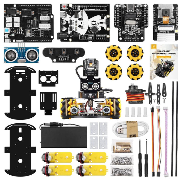 Planet Gates App x ESP32 Cam Robotic Starter Kit For Arduino Programming with ESP32 Cam and Codes, Learning and Develop Skill Smart Automation Complete Kit