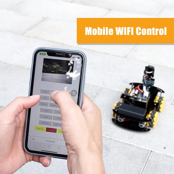Planet Gates App x ESP32 Cam Robotic Starter Kit For Arduino Programming with ESP32 Cam and Codes, Learning and Develop Skill Smart Automation Complete Kit