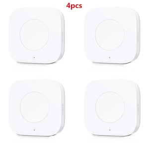 Planet Gates Aqara Wireless Mini Switch ZigBee APP Remote Control 3 Ways Smart Home Emergency Button Door Bell Work With Gateway And Homekit