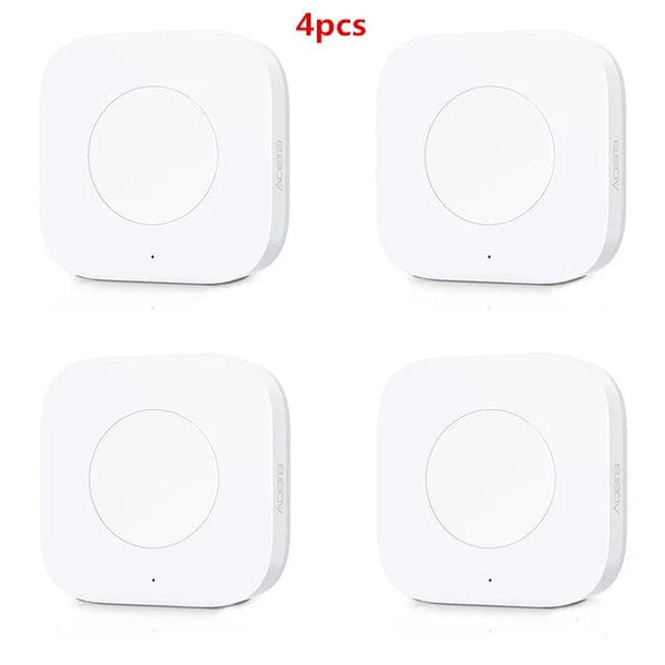 Planet Gates Aqara Wireless Mini Switch ZigBee APP Remote Control 3 Ways Smart Home Emergency Button Door Bell Work With Gateway And Homekit