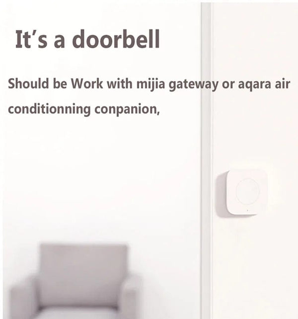 Planet Gates Aqara Wireless Mini Switch ZigBee APP Remote Control 3 Ways Smart Home Emergency Button Door Bell Work With Gateway And Homekit