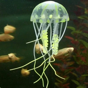 Planet Gates Aquarium Artificial Luminous Lionfish Fish Tank Landscape Silicone Fake Fish Floating Glow In Dark Ornament Home Decoration