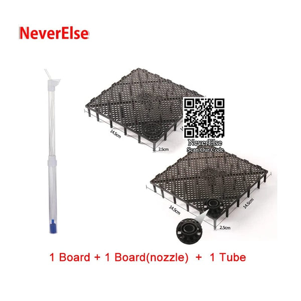 Planet Gates Aquarium Bottom filter, UGF undergravel filter for shrimp Tank Fish, aquarium grid Net Board Air Lift Tube, aquarium filter tube