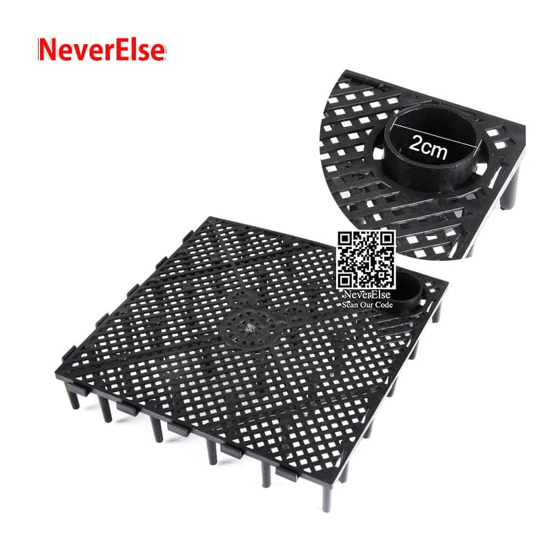 Planet Gates Aquarium Bottom filter, UGF undergravel filter for shrimp Tank Fish, aquarium grid Net Board Air Lift Tube, aquarium filter tube