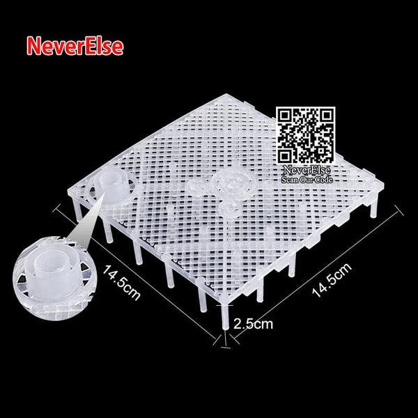 Planet Gates Aquarium Bottom filter, UGF undergravel filter for shrimp Tank Fish, aquarium grid Net Board Air Lift Tube, aquarium filter tube