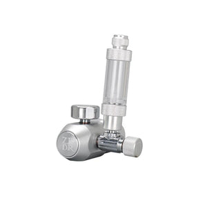 Planet Gates Aquarium CO2 regulator, aquarium aluminum alloy simple single pressure gauge regulator, aquatic plant CO2 equipment accessories