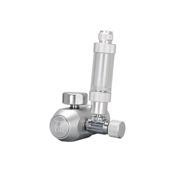Planet Gates Aquarium CO2 regulator, aquarium aluminum alloy simple single pressure gauge regulator, aquatic plant CO2 equipment accessories