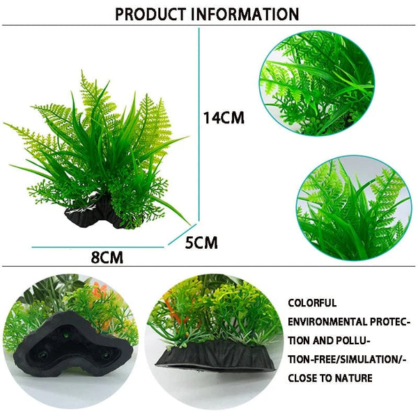 Planet Gates Aquarium decoration a variety of simulated plants aquatic plants aquatic plants aquarium plants decorative products
