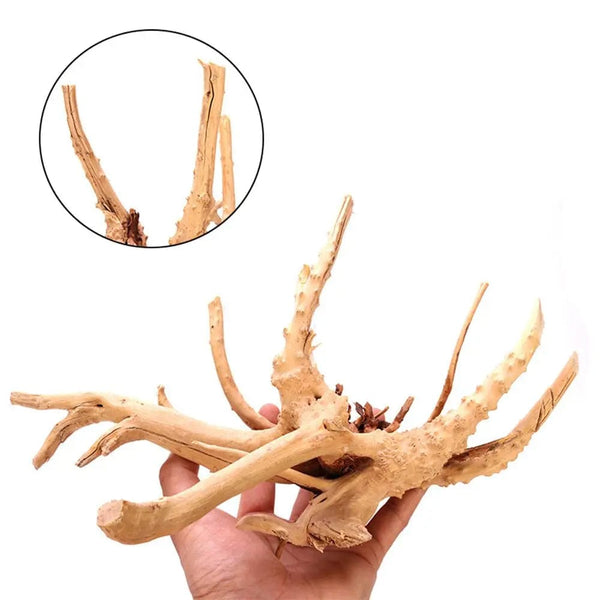 Planet Gates Aquarium Driftwood Natural Fish Tank Plant Decor Tree Aquarium Fish Bowl Stump Aquarium Home Fishtank Landscaping Decor Pet Tool