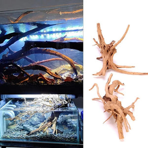 Planet Gates Aquarium Driftwood Natural Fish Tank Plant Decor Tree Aquarium Fish Bowl Stump Aquarium Home Fishtank Landscaping Decor Pet Tool