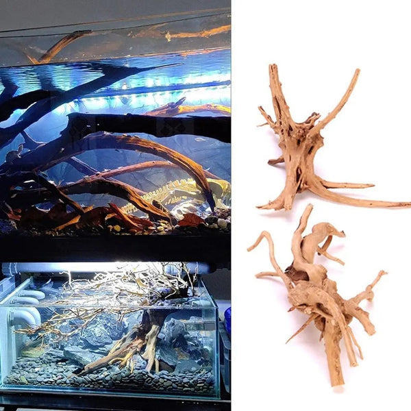 Planet Gates Aquarium Driftwood Natural Fish Tank Plant Decor Tree Aquarium Fish Bowl Stump Aquarium Home Fishtank Landscaping Decor Pet Tool