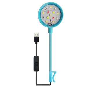 Planet Gates Aquarium Fish  Led Light Clip on Small Grow Light Rotatable Landscape Lamps