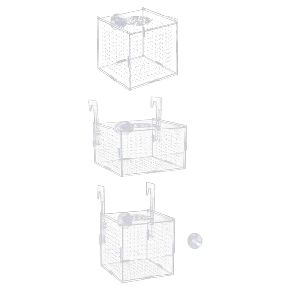 Planet Gates Aquarium Isolation Box Multifunction Aquarium Supply Fish Breeding Holder for Newborn Fry Guppy Aggressive fish babies prawn