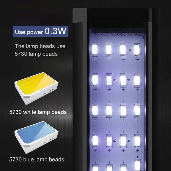 Planet Gates Aquarium LED Fish Tank Light Super Slim Plants Grow Clip Lights Lamp Aquatic Aquarium Lamps Lighting 220V 5W/7W/9W/12W