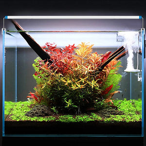 Planet Gates Aquarium LED Light EU/US Plug Fish Tank Aquatic Plant Grow Lighting 28/48cm White Blue Clip Lamp