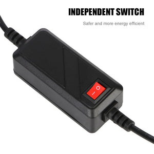 Planet Gates Aquarium LED Light EU/US Plug Fish Tank Aquatic Plant Grow Lighting 28/48cm White Blue Clip Lamp