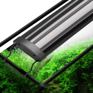 Planet Gates Aquarium LED Light Super Slim Fish Tank Aquatic Plant Grow Lighting Waterproof Bright Clip Lamp RGB LED 31-120cm for Fish Tank