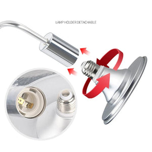 Planet Gates Aquarium LED Lights 20W/40W Aquatic Water Grass Plant Growth Lamp Turtle Reptile Lighting Clip-on Light for Fish Tank