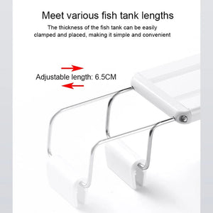 Planet Gates Aquarium ledlight Super Slim Fish Tank Light Plant Grow Lighting 28-58cm Brightening Extensible Clip 220V For Fish Tank