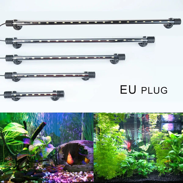 Planet Gates Aquarium Light LED Waterproof Fish Tank Light Underwater Fish Lamp Aquariums Decor Lighting Plant Lamp 18-58CM 220-240V 5730chip