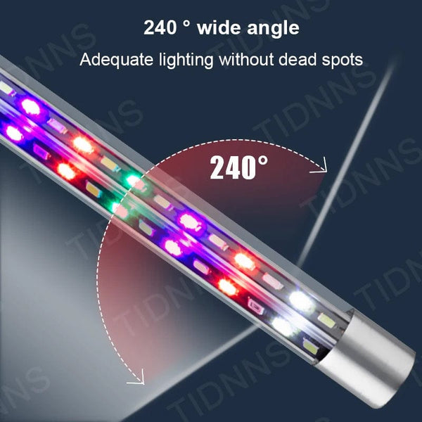Planet Gates Aquarium Light LED Wide Angle Waterproof Fish Tank Lamp Submersible Brightness RGB Aquarium Decor Light Plant Grow Lamp 22-57