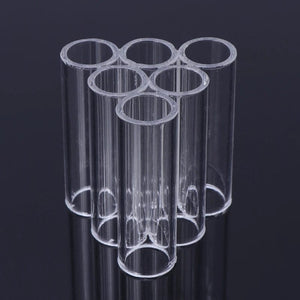 Planet Gates Aquarium Shrimp Shelter Tube Cave Clear Acrylic Mini Habitat Breeding House Fish for Tank Decor 3 or 6 Tubes Betta Hideo