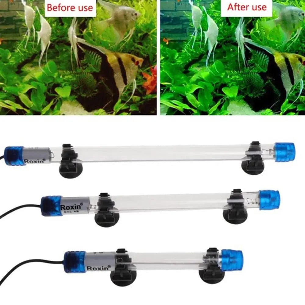 Planet Gates Aquarium UV Sterilizer Lamp Water Cleaner Algae Removal Aquarium Pond Fish Tank Filter Clarifier Light Coral Reef Light Lamp 5w