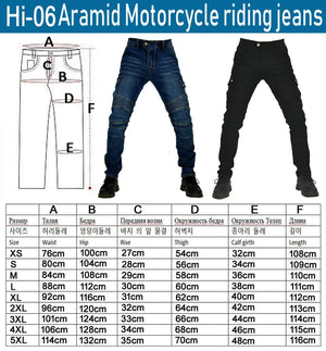 Planet Gates aramid Motorcycle Pants Moto Jeans Men Motocross Pants + protectors protections